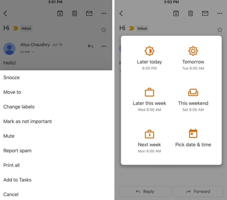 كيفية تأجيل رسائل البريد الإلكتروني في Gmail 5
