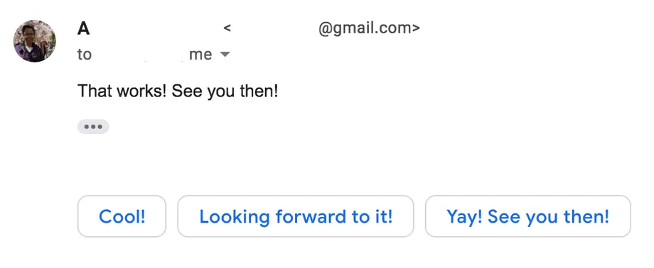 كيفية استخدام أدوات الرد الذكي والكتابة الذكية في Gmail 4
