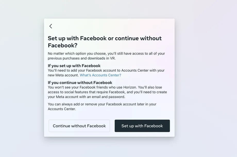 كيفية تحويل مهمتك من حساب Facebook إلى حساب Meta 2 كيفية تحويل مهمتك من حساب Facebook إلى حساب Meta 2