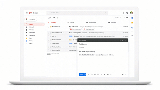 كيفية استخدام أدوات الرد الذكي والكتابة الذكية في Gmail 3