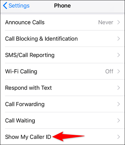 كيفية حظر رقمك في معرف المتصل على iPhone أو Android 3