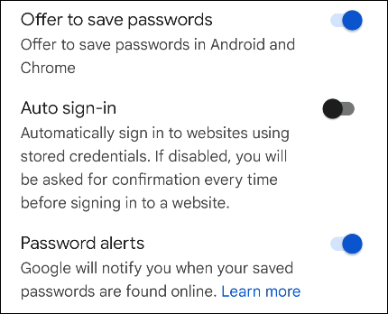 كيفية استخدام Google Password Manager على Android 10