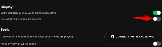 كيفية التخلص من علامة تبويب نشاط الصديق على Spotify 5
