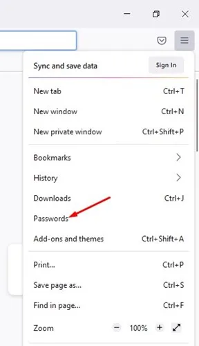 كيفية عرض وتحرير وحذف كلمات المرور المحفوظة في Firefox 3