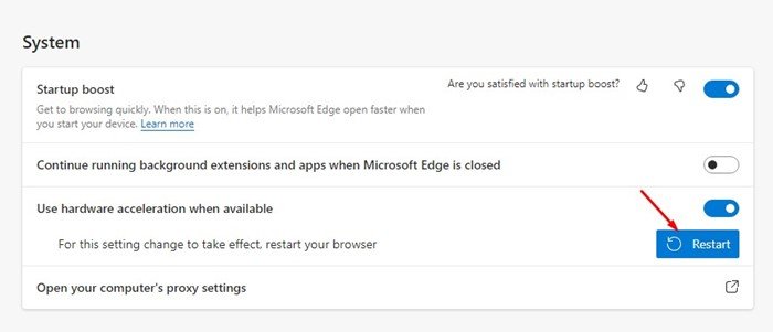 كيفية تمكين تسريع الأجهزة في Microsoft Edge 7