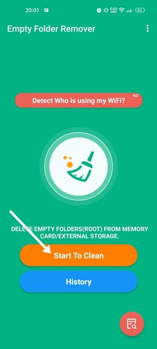 كيفية حذف جميع المجلدات الفارغة على Android 8