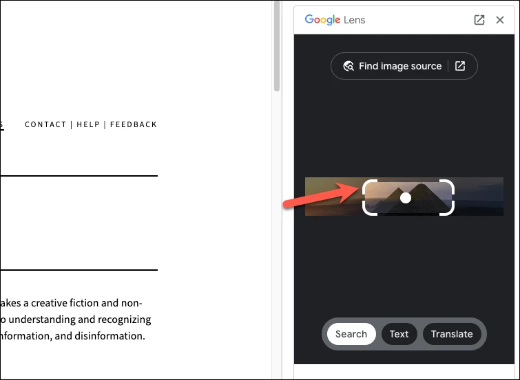 كيفية البحث عن الصور باستخدام Google Lens في Chrome 6 كيفية البحث عن الصور باستخدام Google Lens في Chrome 6