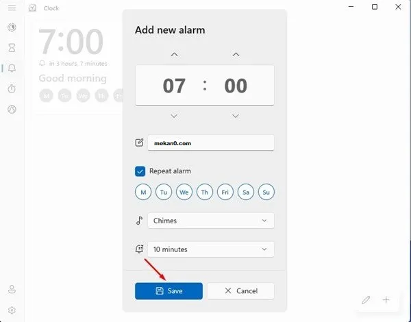 كيفية ضبط المنبهات والمؤقتات في Windows 11 5