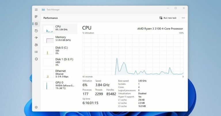 كيفية تغيير صفحة البداية الافتراضية لمدير مهام فيWindows 11 1