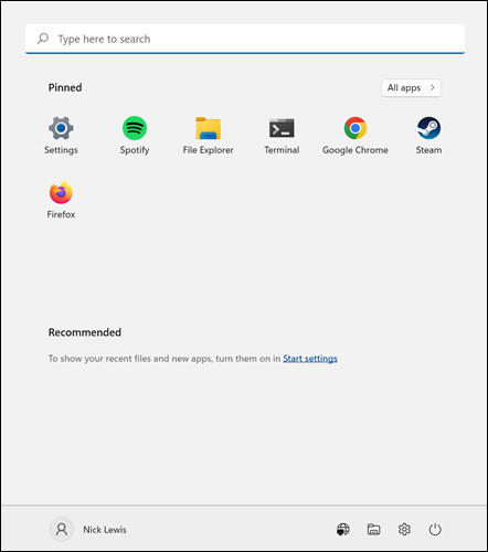 كيفية الحصول على قائمة ابدأ Windows 10 على نظام التشغيل Windows 11 2