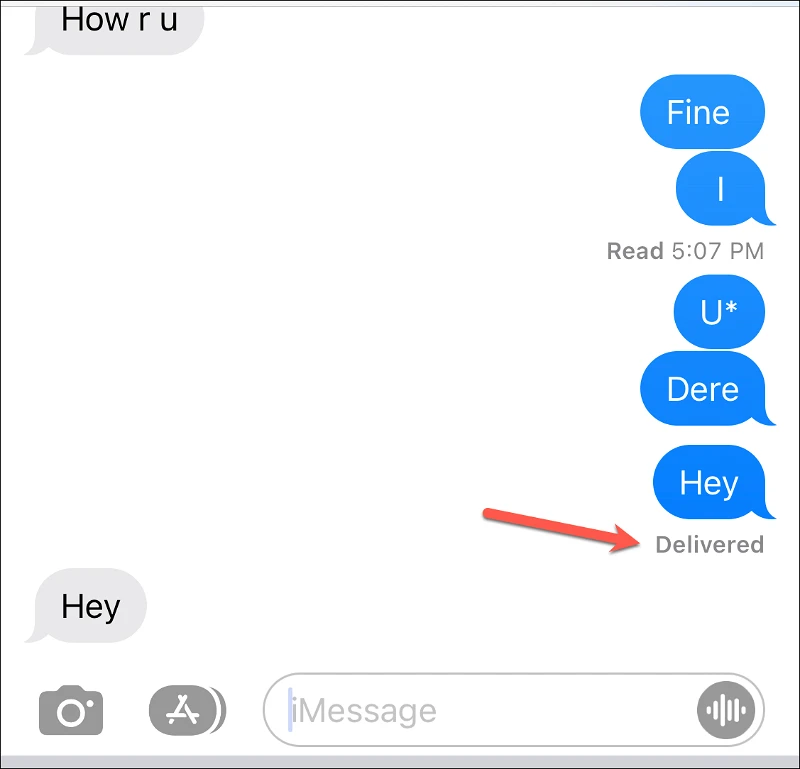 كيفية إيقاف تشغيل إيصالات القراءة في iMessage على الايفون 2 كيفية إيقاف تشغيل إيصالات القراءة في iMessage على الايفون 2