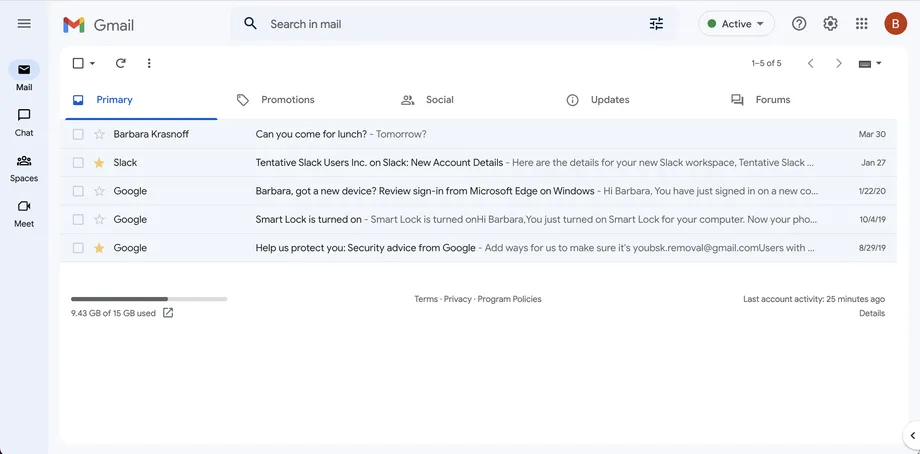 كيفية تغيير اللوحات الجانبية في طريقة عرض Gmail الجديدة 3 كيفية تغيير اللوحات الجانبية في طريقة عرض Gmail الجديدة 3