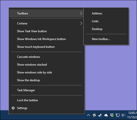 كيفية تخصيص شريط المهام في نظام التشغيل Windows 10 27