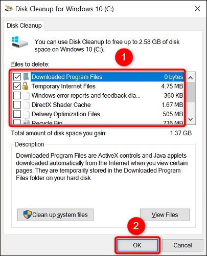كيفية استخدام تنظيف القرص في نظام التشغيل Windows 10 4