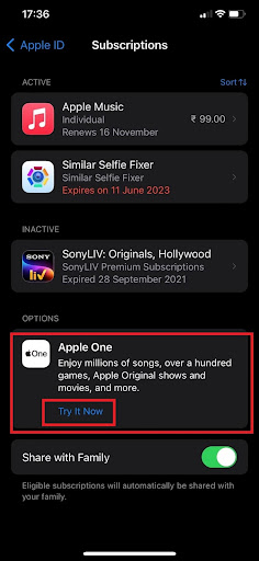 كيفية التسجيل في Apple One على أي جهاز 6