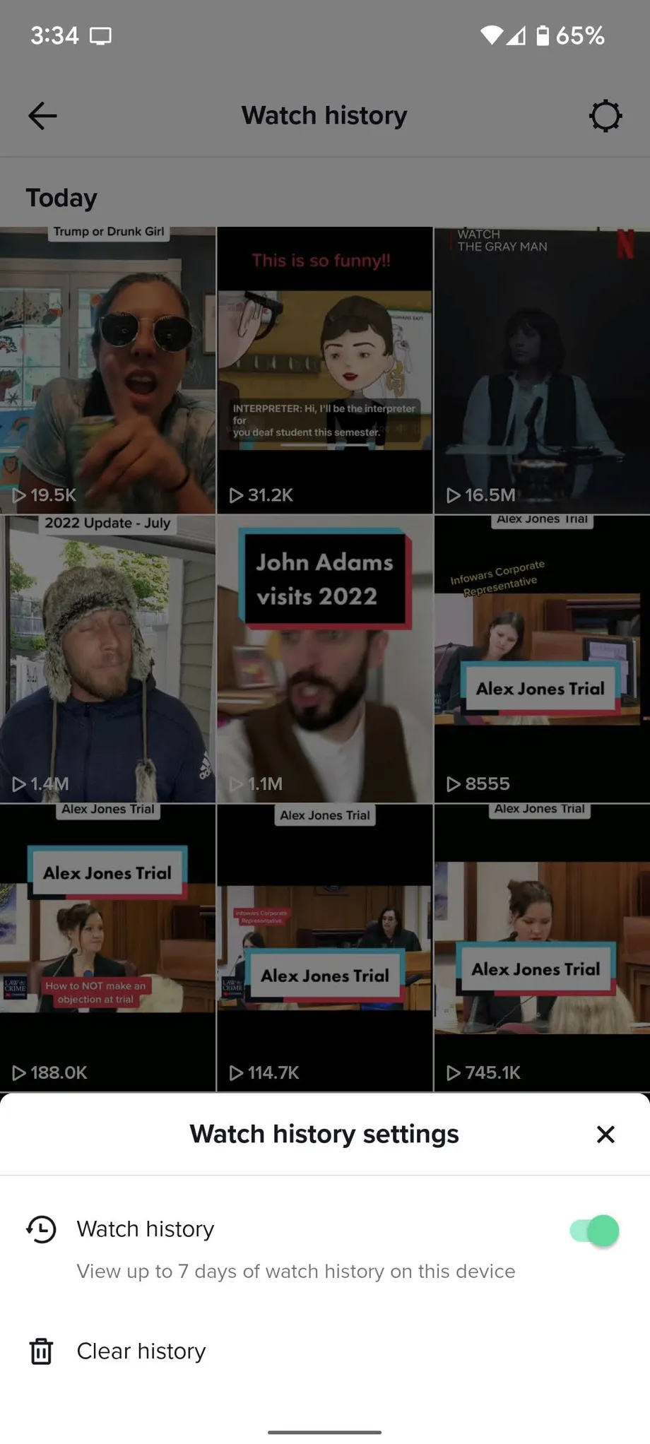 كيفية البحث عن (وحذف) سجل TikTok الخاص بك 3 كيفية البحث عن (وحذف) سجل TikTok الخاص بك 3