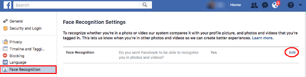 كيفية تعطيل التعرف على الوجوه على Facebook؟ 8