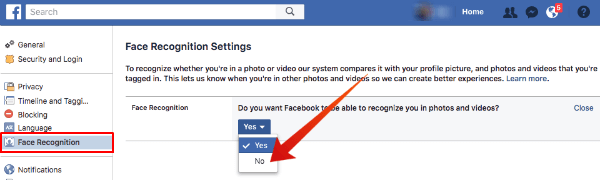 كيفية تعطيل التعرف على الوجوه على Facebook؟ 9