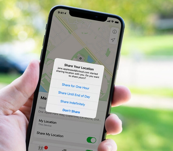 إصلاح: مشاركة موقعي لا تعمل على iPhone 1