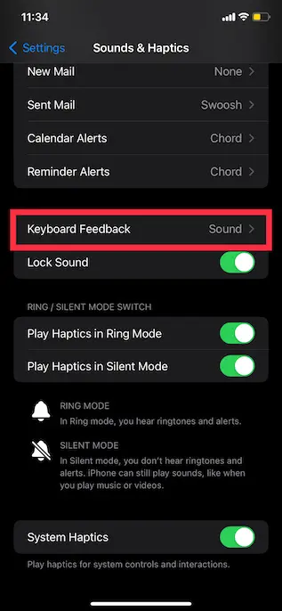 كيفية تمكين أو تعطيل اهتزاز لوحة المفاتيح على iPhone 3 كيفية تمكين أو تعطيل اهتزاز لوحة المفاتيح على iPhone 3