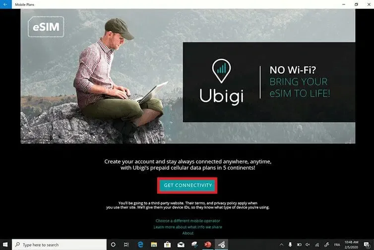 كيفية الحصول بسهولة على ملف تعريف eSIM مجاني على Windows 11 1