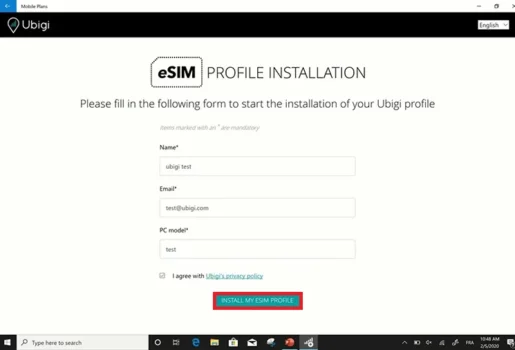 كيفية الحصول بسهولة على ملف تعريف eSIM مجاني على Windows 11 6