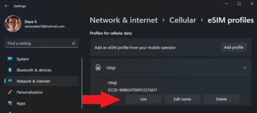 كيفية الحصول بسهولة على ملف تعريف eSIM مجاني على Windows 11 9