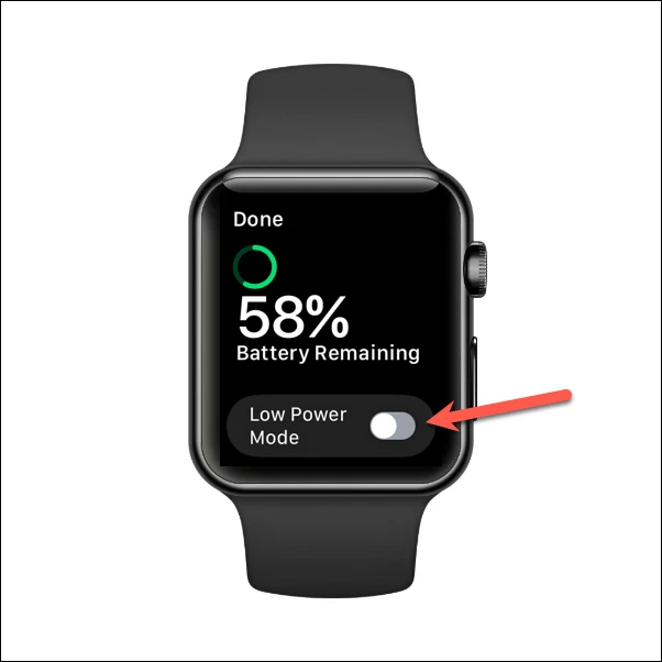 كيفية تمكين وضع الطاقة المنخفضة على Apple Watch لإطالة عمر البطارية 4