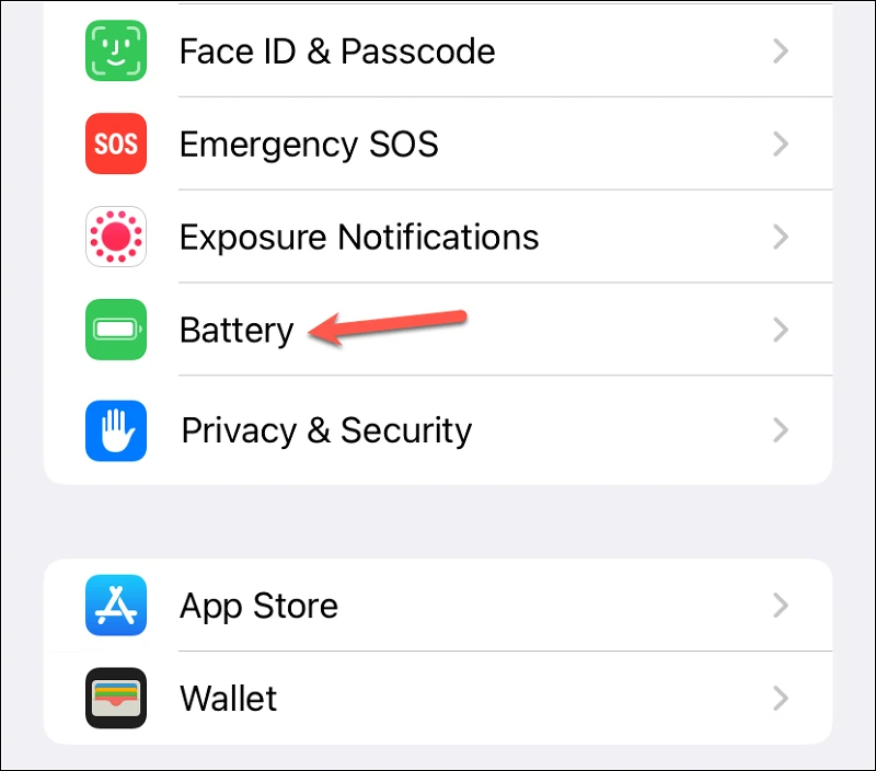 كيفية إظهار النسبة المئوية للبطارية داخل البطارية على الايفون لنظام iOS 16 2