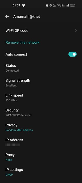 كيفية عرض كلمة مرور WiFi المتصلة على الاندرويد 5