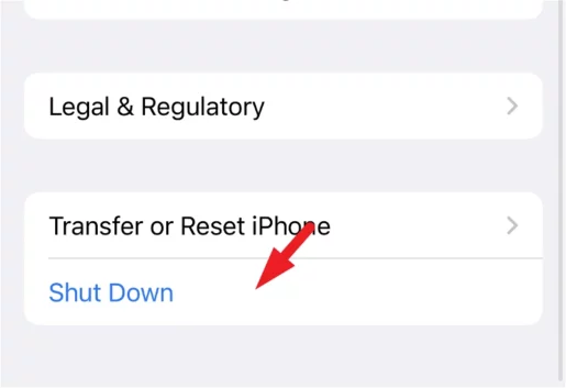 كيفية إيقاف تشغيل أو إيقاف تشغيل iPhone 14 6