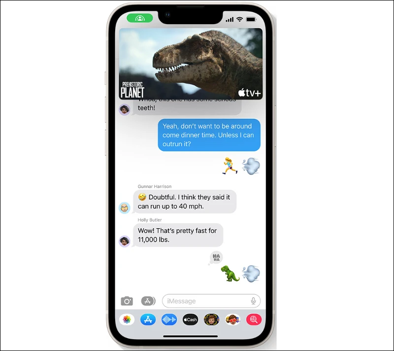 كيفية استخدام SharePlay في iMessage على الايفون مع iOS 16 2