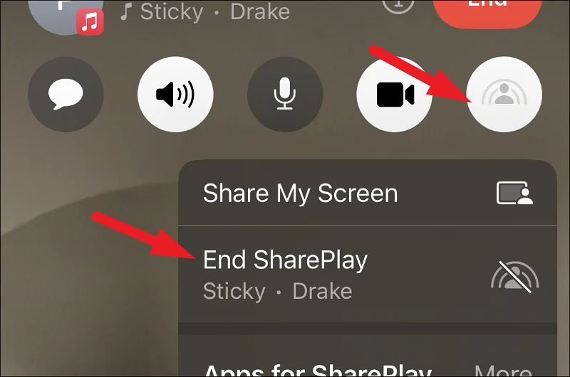 كيفية استخدام SharePlay في iMessage على الايفون مع iOS 16 13