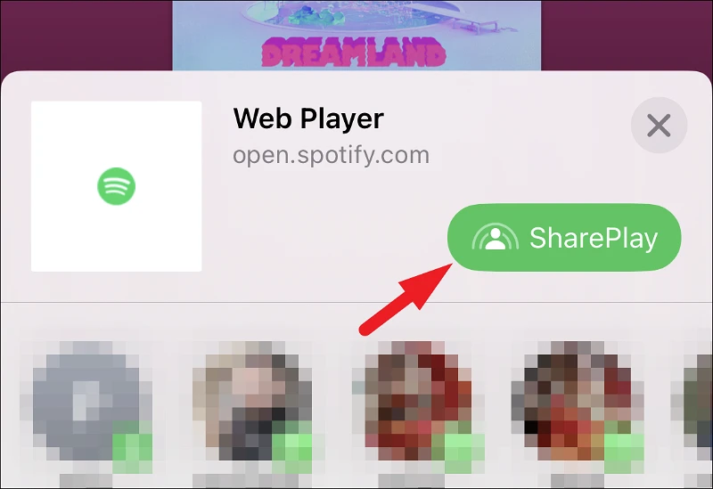كيفية استخدام SharePlay في iMessage على الايفون مع iOS 16 5