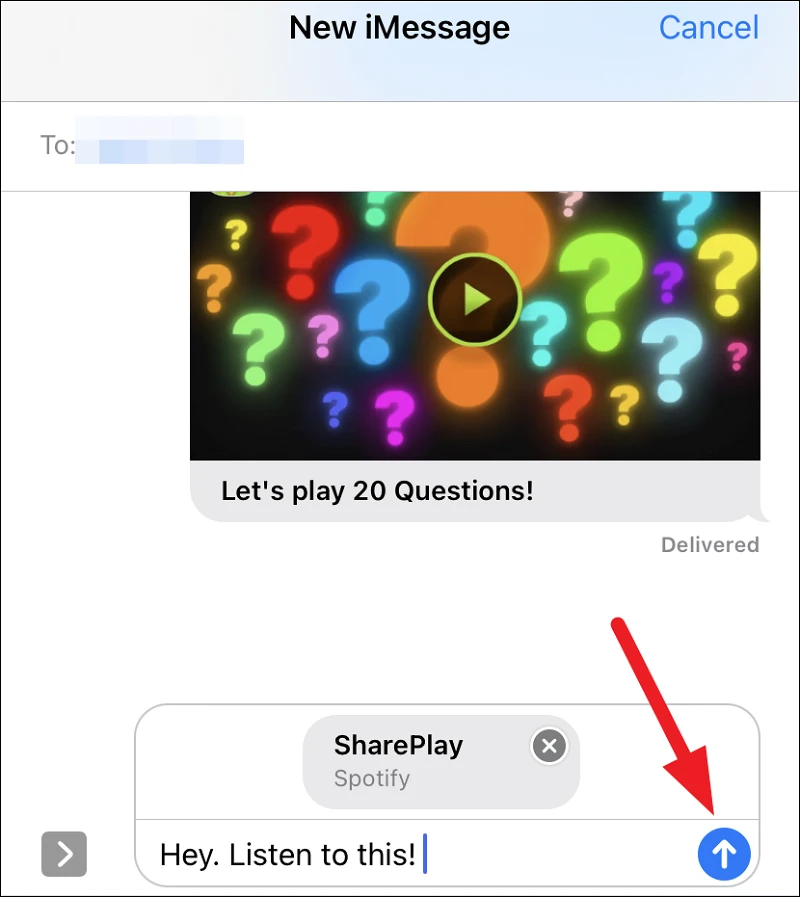 كيفية استخدام SharePlay في iMessage على الايفون مع iOS 16 8