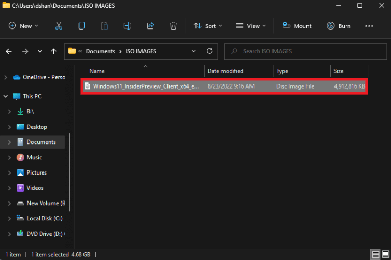 كيفية تركيب صور ISO على الفور تقريبًا على نظام التشغيل Windows 11 2