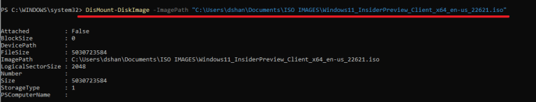 كيفية تركيب صور ISO على الفور تقريبًا على نظام التشغيل Windows 11 7
