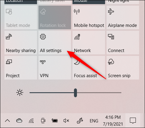 13 طريقة لفتح تطبيق إعدادات Windows 10 16