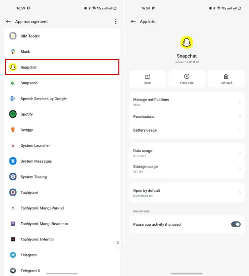 إشعار Snapchat لا يعمل؟ 9 أفضل طرق الإصلاح! 17 إشعار Snapchat لا يعمل؟ 9 أفضل طرق الإصلاح! 17