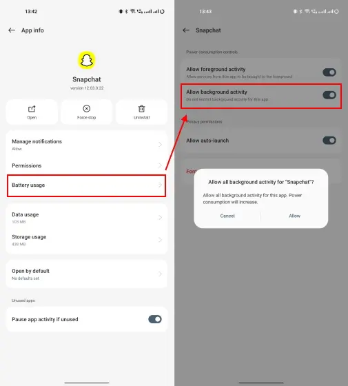 إشعار Snapchat لا يعمل؟ 9 أفضل طرق الإصلاح! 19 إشعار Snapchat لا يعمل؟ 9 أفضل طرق الإصلاح! 19