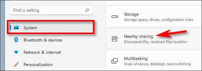 كيفية استخدام المشاركة القريبة في Windows 11 3