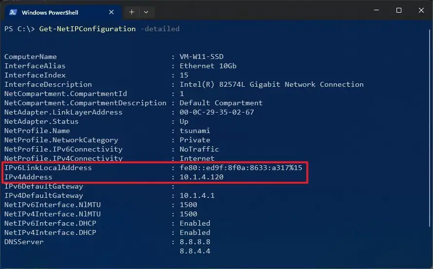 كيف تجد عنوان IP الخاص بك على Windows 11 3