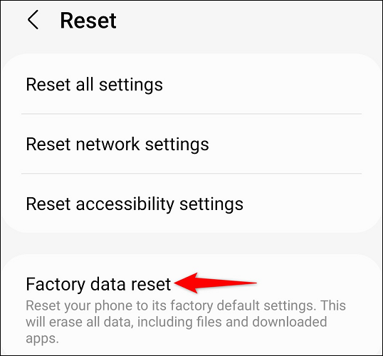 كيفية إعادة ضبط المصنع لهاتف Android من سامسونج 4