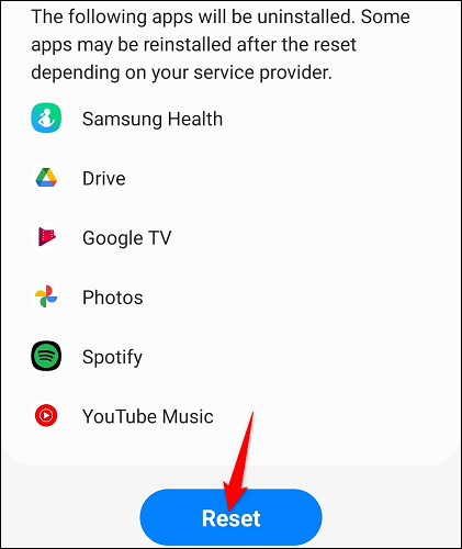 كيفية إعادة ضبط المصنع لهاتف Android من سامسونج 5