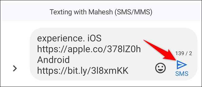 كيفية إعادة توجيه رسالة نصية على Android 6