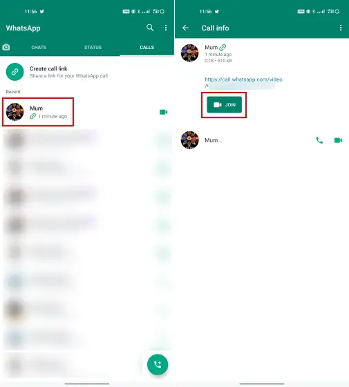 كيفية إنشاء ومشاركة روابط مكالمات الصوت / الفيديو على WhatsApp 6 كيفية إنشاء ومشاركة روابط مكالمات الصوت / الفيديو على WhatsApp 6