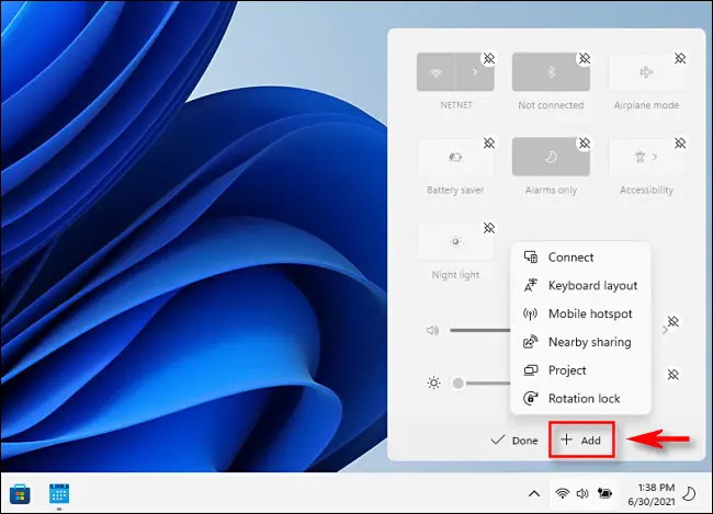 كيف تعمل قائمة "الإعدادات السريعة" الجديدة في Windows 11 7