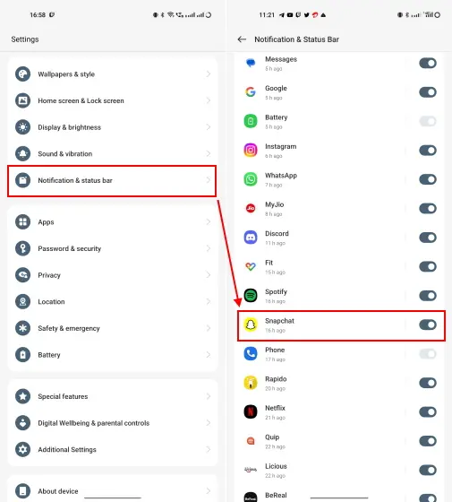 إشعار Snapchat لا يعمل؟ 9 أفضل طرق الإصلاح! 7 إشعار Snapchat لا يعمل؟ 9 أفضل طرق الإصلاح! 7