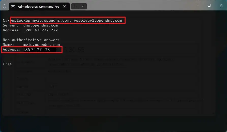 كيف تجد عنوان IP الخاص بك على Windows 11 10