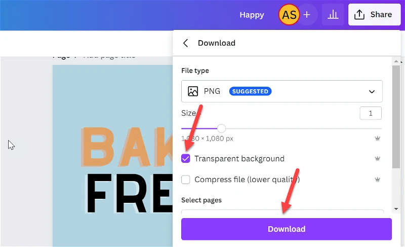 كيفية قلب النص في Canva 7